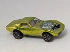 Vintage Hot Wheels Redline Custom Corvette Antifreeze Green White Int US