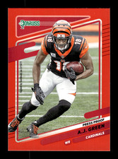 2021 Donruss Press Proof Red # 214 AJ Green Card (B61) Arizona Cardinals