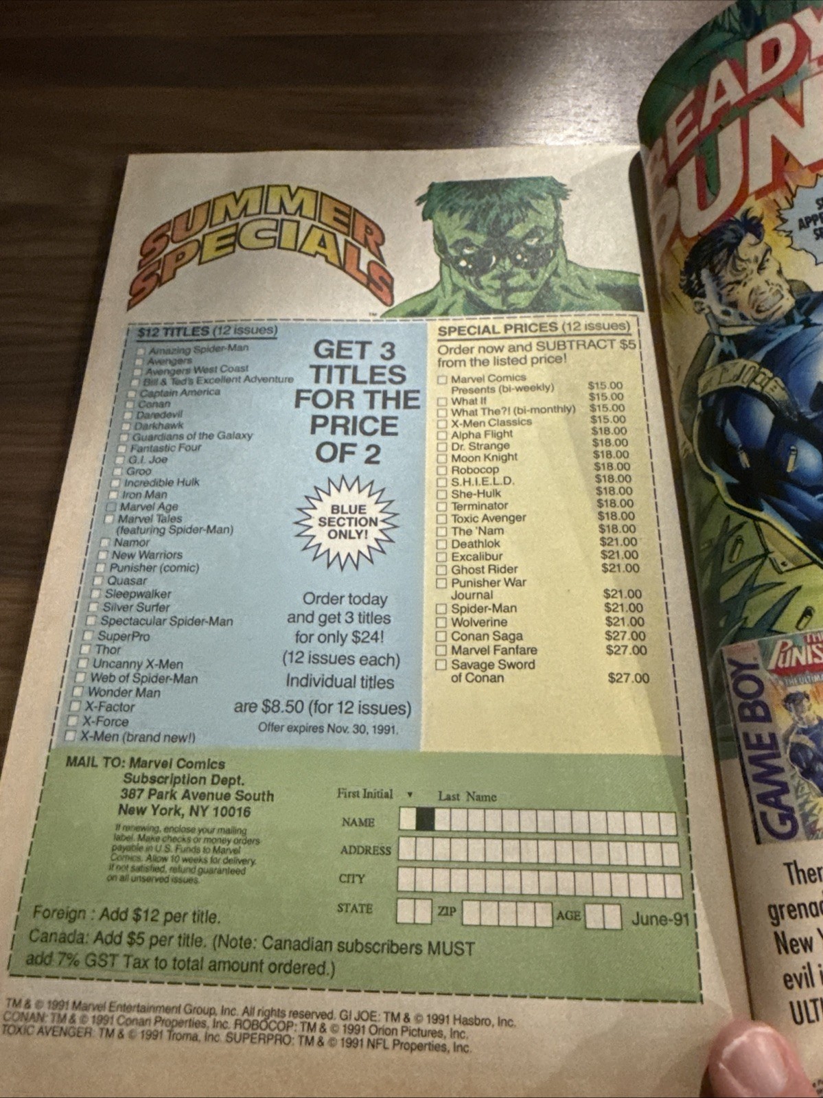 The Spectacular Spider-Man Annual #11 (Marvel Comics 1991)