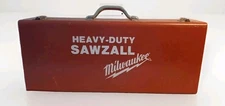 Milwaukee 6 Amp Corded Electric Heavy Duty Sawzall Vtg Metal Case Tested - Works