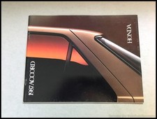 1987 Honda Accord 30-page Vintage Car Sales Brochure Catalog