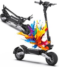 OOTD T10 900W Peak Electric Scooter 11" OffRoad Foldable E-Scooter 50Km/h 28Mile