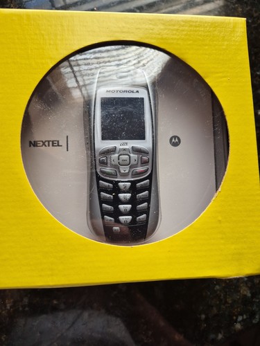 Nextel Motorola i265 Go Getter Cell Phone Blue Gray - w/Charger original box