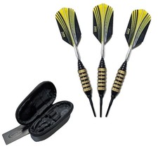 Viper Spinning Bee Soft Tip Darts - Dartboard Game Accessory - Black - 16 Grams
