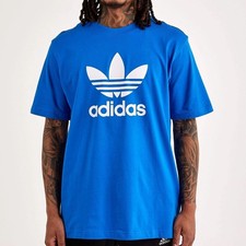 NEW Adidas Originals Trefoil T-Shirt Royal Blue White IR8010 Mens Size Small