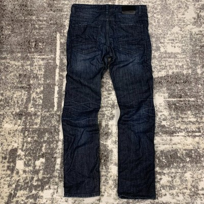 Hugo Boss Delaware Stretch  Herren Jeans Hose W32 L32 Slim Fit Blau