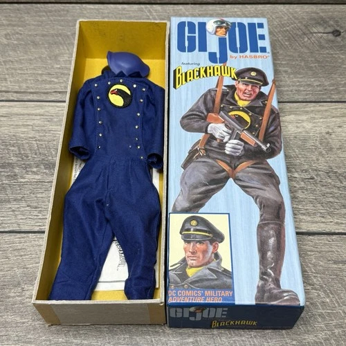 Hasbro GI Joe Blackhawk 2002 - Box & Clothing Only - Dreams & Visions