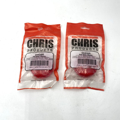 Chris Products - DHD5R - Deuce-Style Rear Bullet Turn Signal Lens Pair, Red
