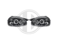 Designscheinwerfer Schwarz FüR Opel Corsa 1993-2000