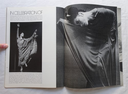The Martha Graham Dance Company Souvenir Programmbuch, zeitgenössische Kunst, 1970er - Bild 7 von 9