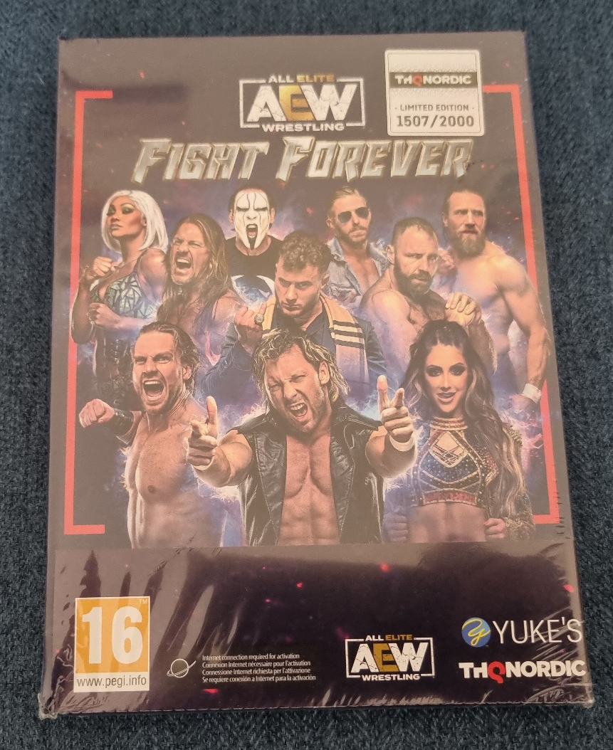 PC Game AEW Fight Forever Brand New Sealed Limited Edition