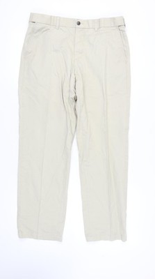 Marks and Spencer Herren Chino Hose Beige, Größe 36