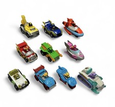 Paw Patrol Komplettset True Metal Mighty Pups Super Paws Druckguss Autos x10 selten.