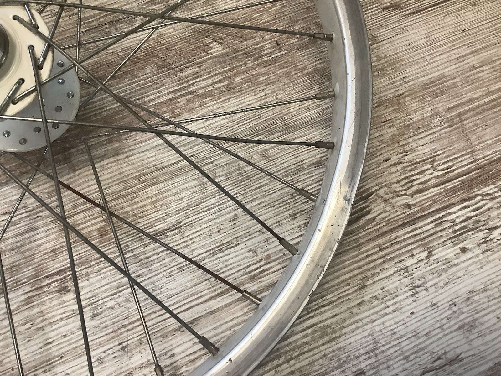 Old School Bmx Gt Super lace Wheelset Ukai Hoops Original Paint,Decals 36 Spoke