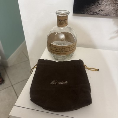 Empty Blanton's Bourbon 750ml Bottle In Gift Bag With No Stopper *FREE SHIP**
