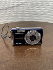 Olympus FE-340 8.0 Megapixel Digital Camera W/ Battery Blue Silver