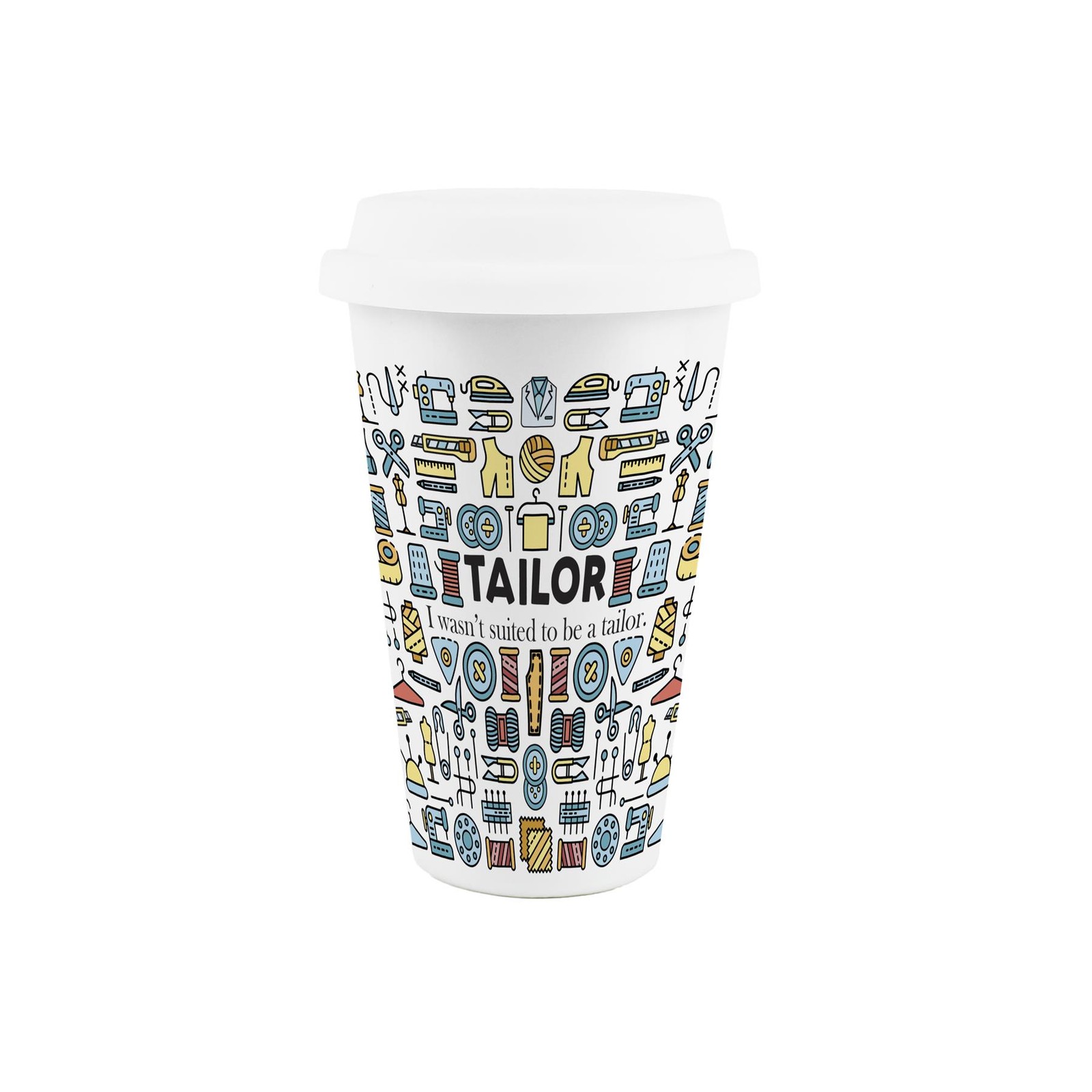 Tailor Ceramic Travel Mug - Novelty Suit Makers & Fitters Clothing Job Gifts