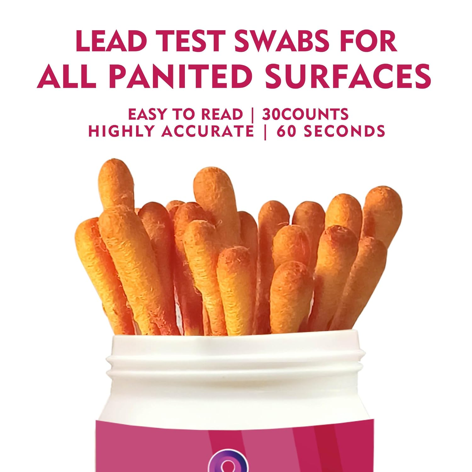 Lead Test Kit 30 Counts| Home Lead Testing Swabs| Rapid Accurate Test Lead for A view 2