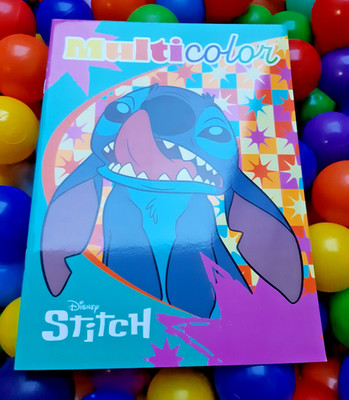 Malbuch Disney STiTCH DIN A4 Multicolor 32 farbige Bilder Malspaß für Kinder