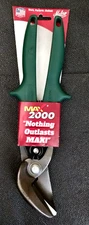 Malco M2007 Max 2000 Ergonomic Right Cut Offset Aviation Snips, Green