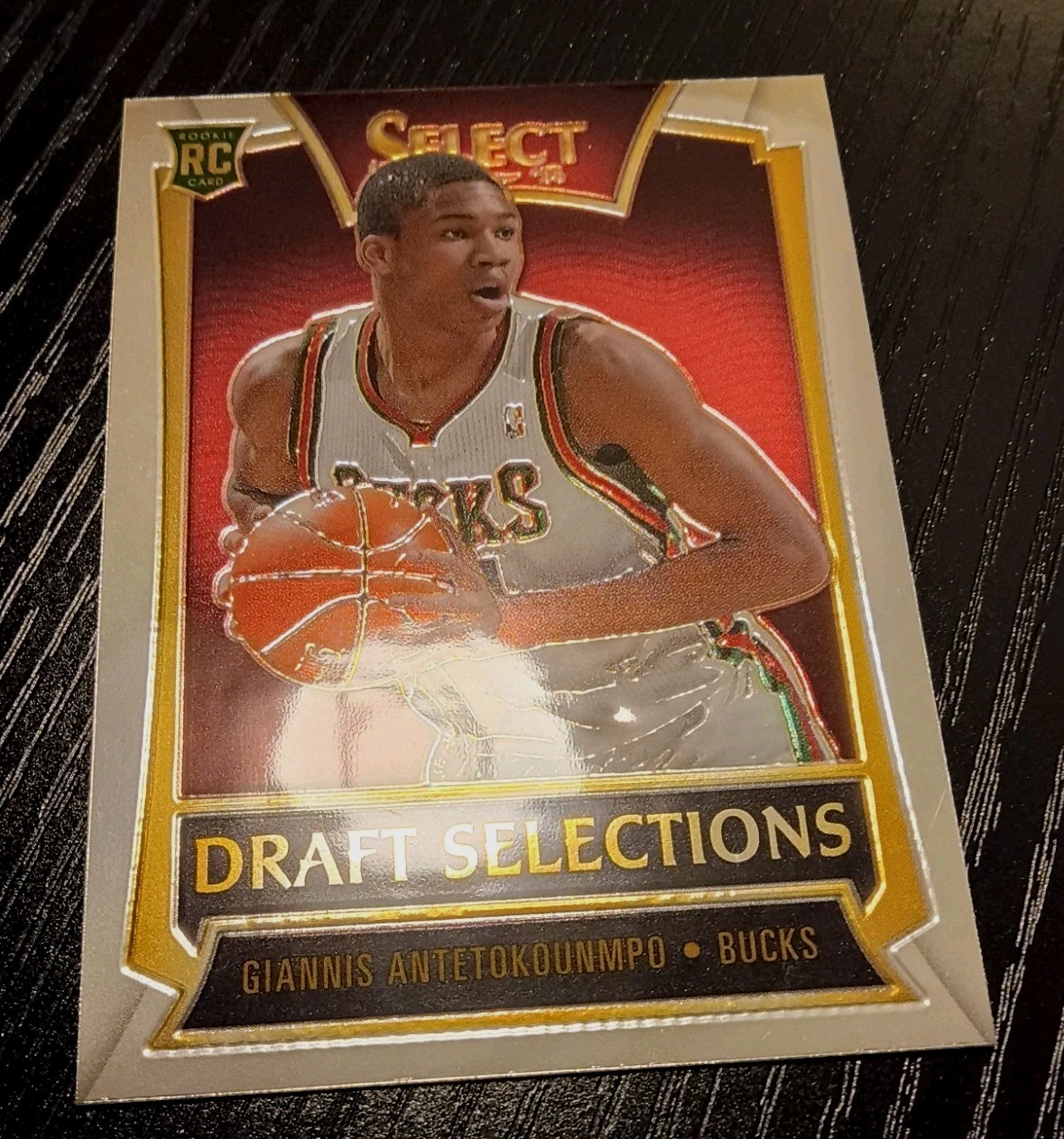 2013-14 Panini Select Draft Selections #15 Giannis Antetokounmpo RC IMMACULATE
