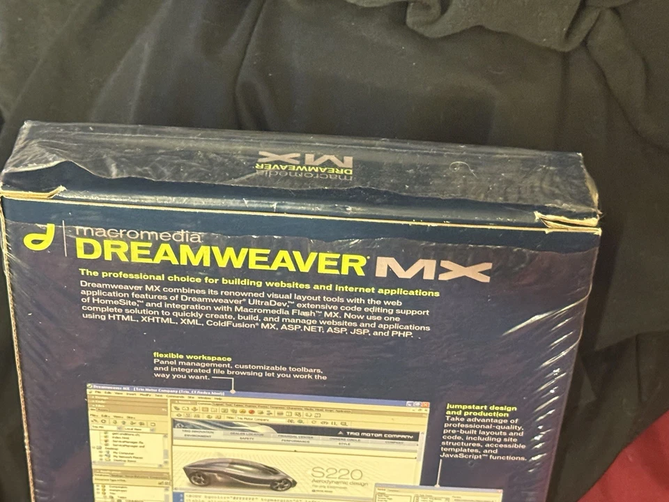 Macromedia DREAMWEAVER MX Software Windows XP Education Version New Opened Box - Image 3 of 4