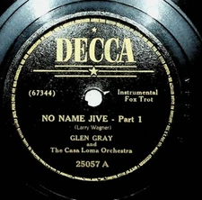 1947 Glen Gray And The Casa Loma Orchestra No Name Jive 78 Record