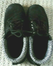 LADIES VINTAGE PREDICTIONS HIKER BOOTS - BLACK SUEDE - SIZE 6.5