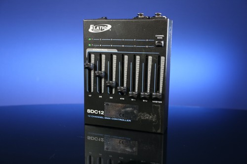 Elation SDC12 — 12 Channel DMX 5 and 3 pins Controller with cables and DC power
