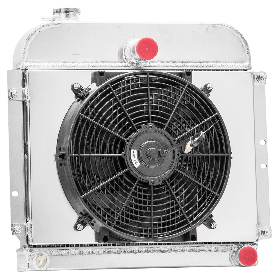 Ventilador de cubierta de radiador de 3 filas para 1941-1952 1951 Plymouth Concord P15 Special Deluxe Foto 4 de 4