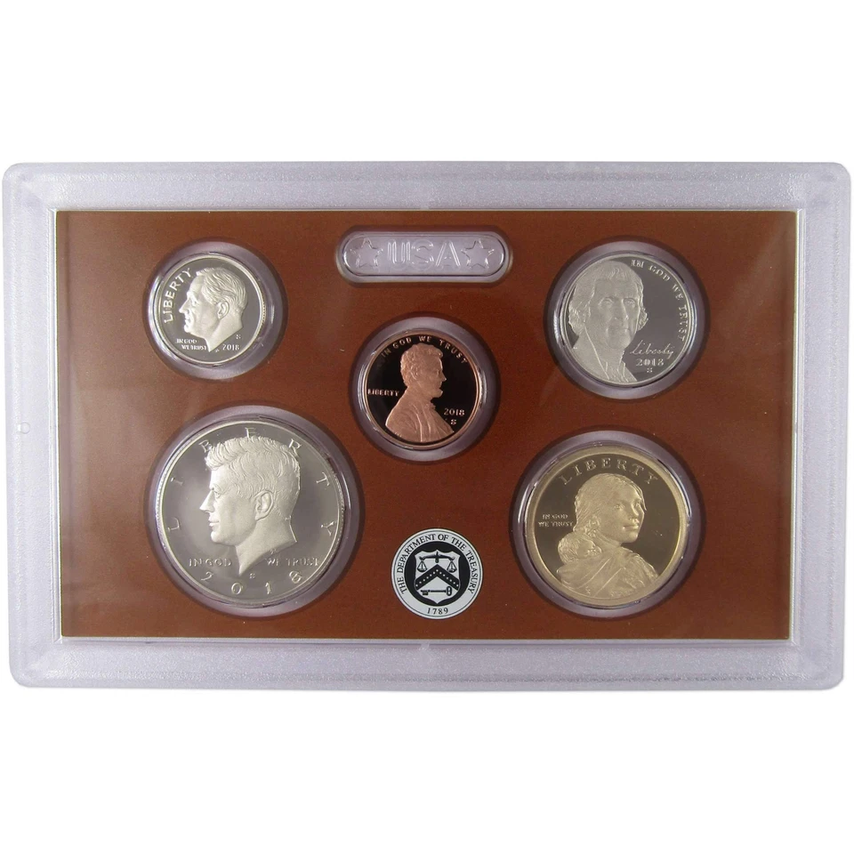 2018 Clad Proof Set U.S. Mint Original Government Packaging OGP COA - Image 2 of 4