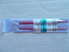 Needle Crafters double ended crochet hooks, sizes 2, 4, 5, 8 (4 hooks)