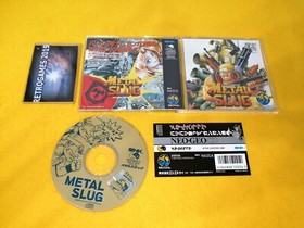 Neo Geo CD  METAL SLUG   Neogeo CD SNK  SPINE CARD.