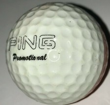 Ping Promotional Karsten Red White Two Tone Golf Ball P-1 - 1ct one 