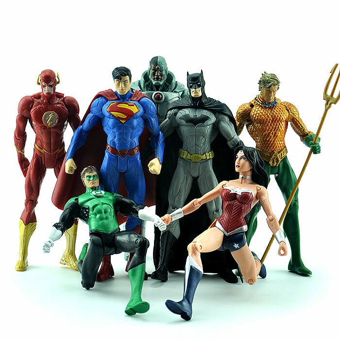 DCフィギュア　7体セット　※特記事項あり 7pcs DC Universe Justice League Aquaman Batman Superman Flash