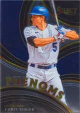 Corey Seager 2021 Panini Select Baseball PHENOMS INSERT Chrome Card #PH-18 LAD