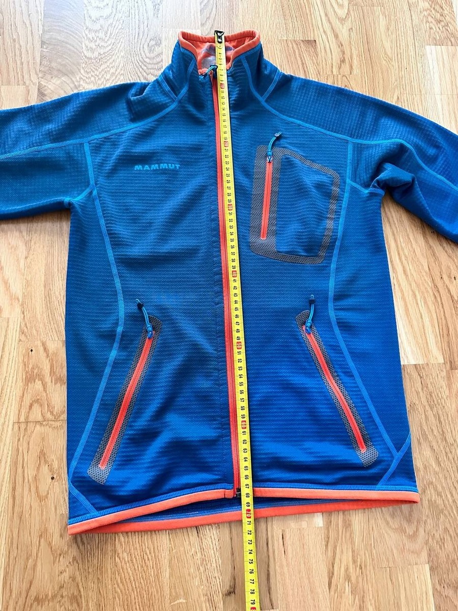 MAMMUT Eiger Extreme Eiswand Men's Fleece Jacket Blue Full MAMMUT Eiger Extreme Eiswand Men's Fleece Jacket Blue Full