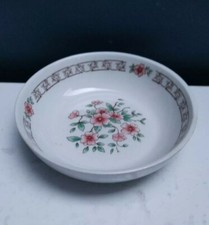 Adams England Roseway Ironstone Floral Pattern Round Small Bowl Trinket Dish