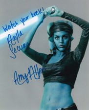 AMY ALLEN signed Autogramm 20x25cm STAR WARS in Person autograph AAYLA SECURA