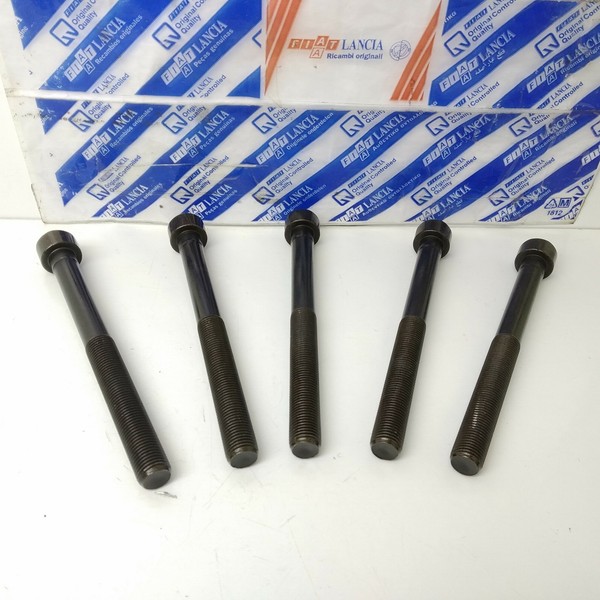 Set 5 Bolzen Kopf Alfa 146 Fiat Punto Bravo Lancia Delta Original 7653650-image