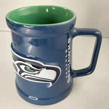 Seattle Seahawks 3D Relief Logo 11oz Coffee Mug/Cup