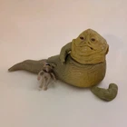 1983 Kenner Star Wars Jabba The Hut Action Figure WITH Salacious Crumb - ROTJ