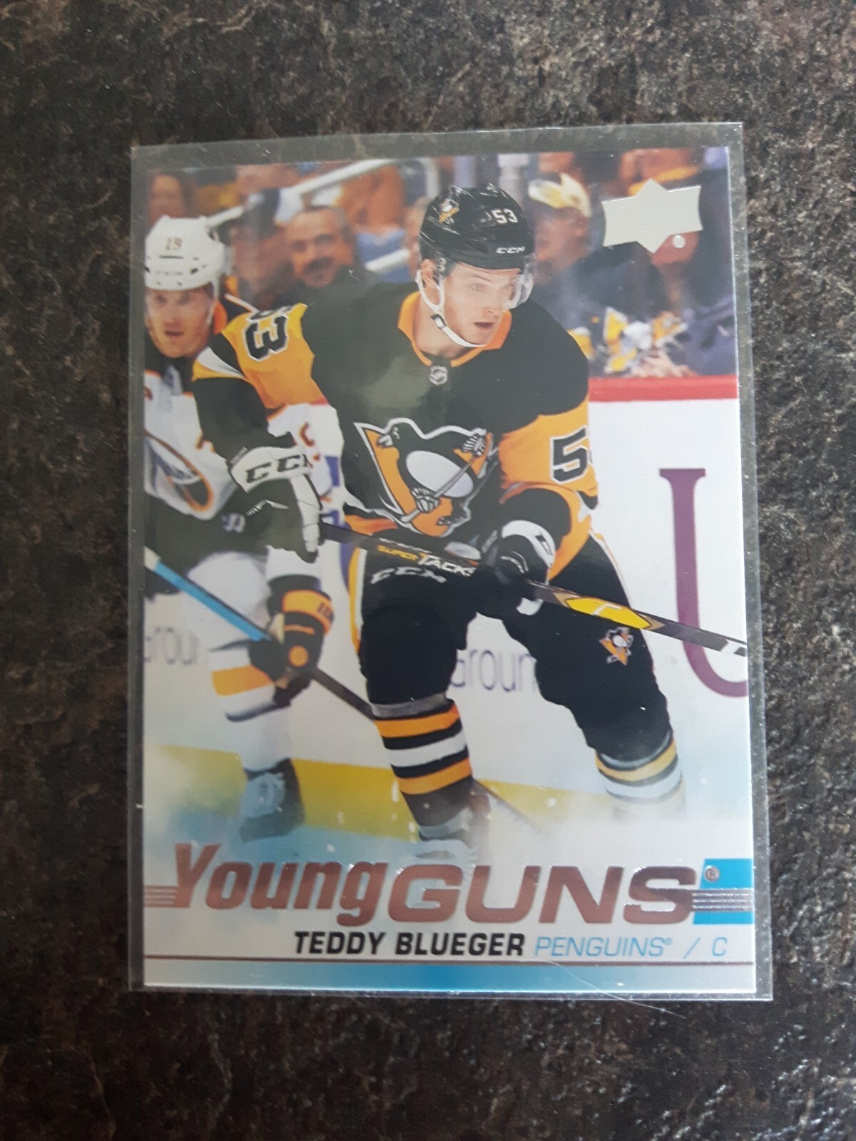 2019-20 Upper Deck Series 1 Young Guns YG Teddy Blueger RC Card# 231