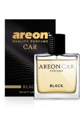 Areon Car Perfume 3.38 Fl Oz. 100ml Glass Bottle Cologne Air Freshener, Black