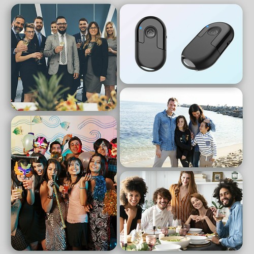 10m Bluetooth 4.0 Remote Shutter Selfie Stick Control Button Camera Mobile Phone - Photo 7 sur 12