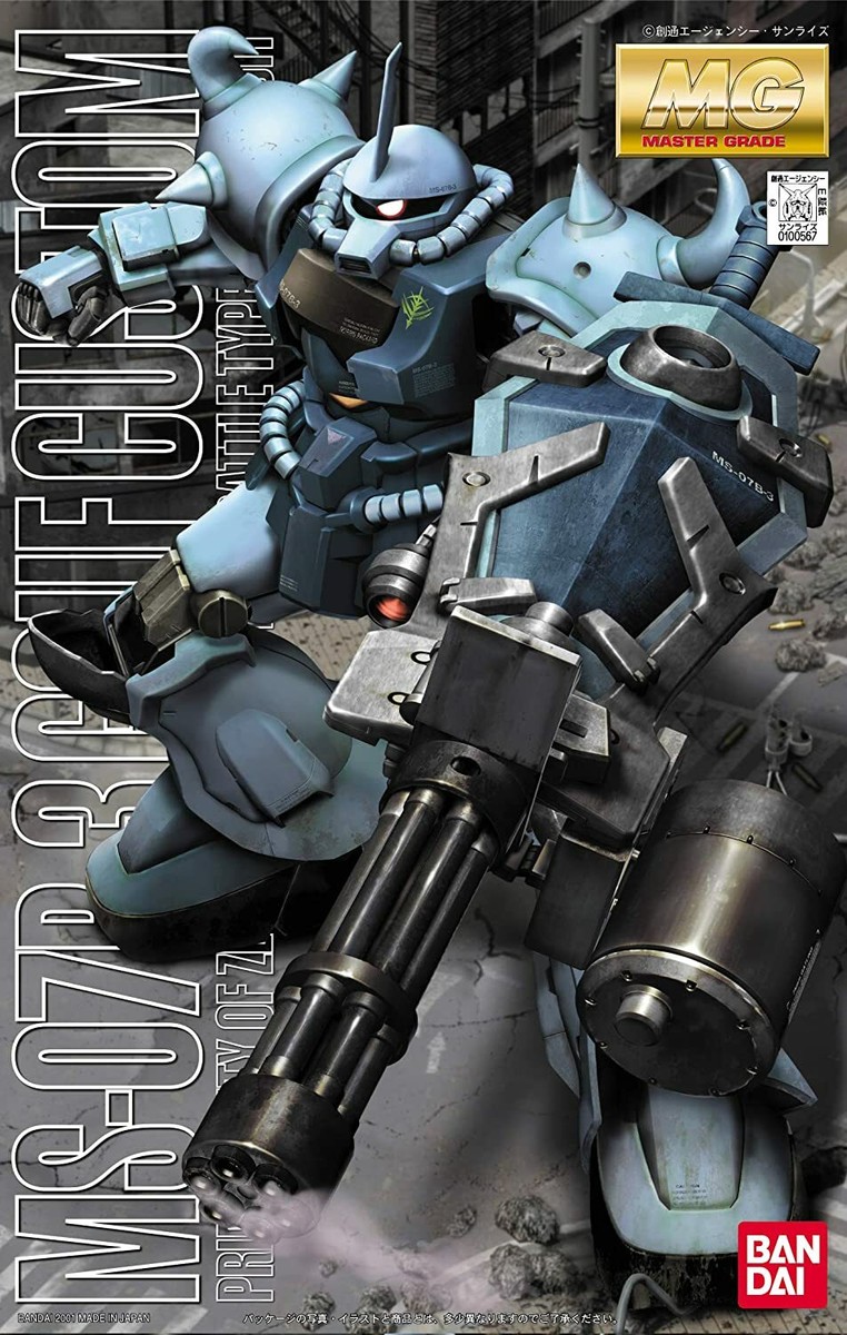 BANDAI MG Gundam The 08th MS Team 1/100 MS-07B-3 Gouf Custom