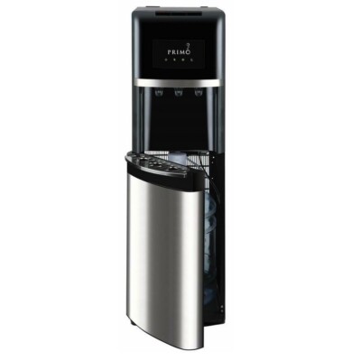 Primo Bottom Load Self Cleaning Water Dispenser Stainless Steel/Black