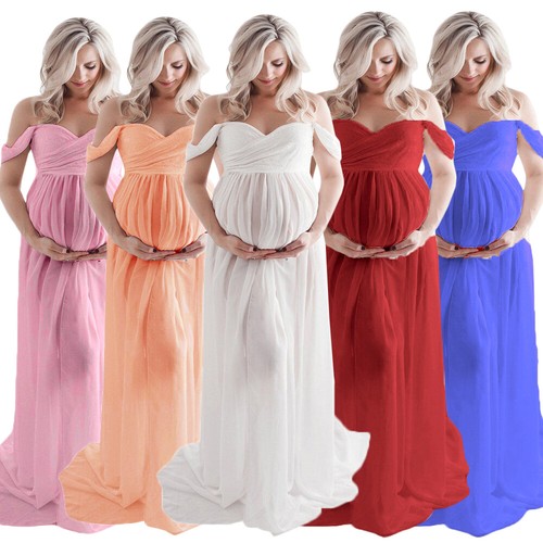 Maxi Maternity Dress Gown Photo 