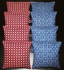 Patriotic AMERICAN STARS Blue Red Cornhole Bean Bags ACA Regulation Quality