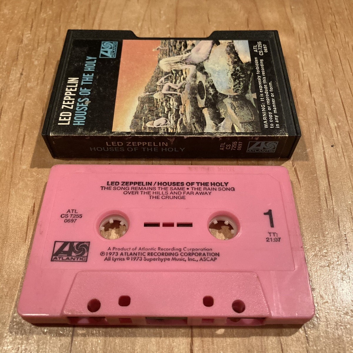 Led Zeppelin - Houses Of The Holy CASSETTE TAPE 70s US issue